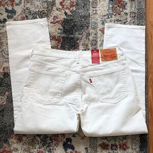 Men’s Levi’s 541 Athletic Taper Jeans White